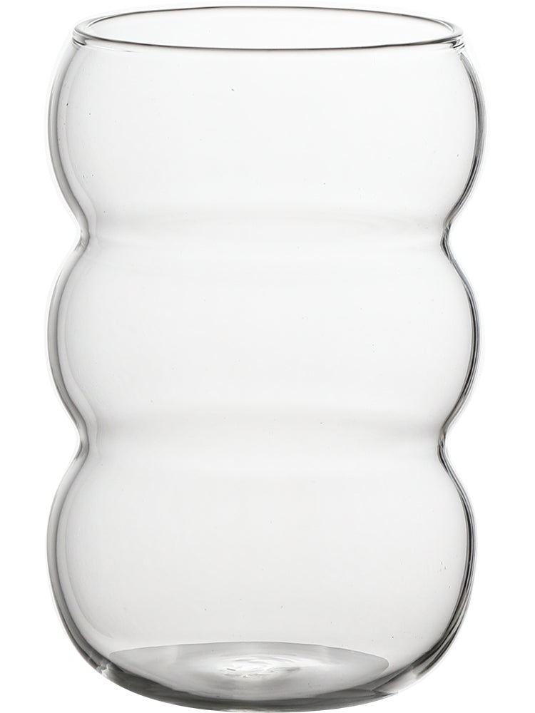 Jumbo Glass Ripple Cup