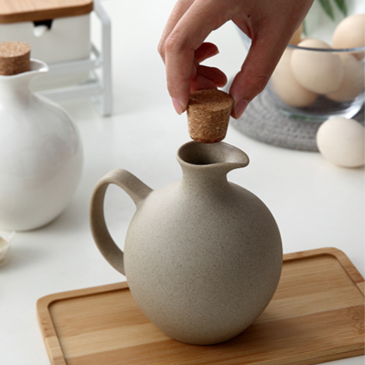 Oils & Condiments Jars & Tray Set