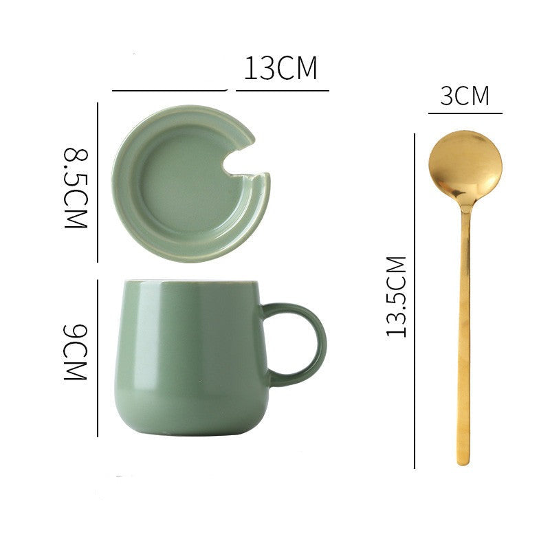 Classic Mug with Matching Lid and Spoon