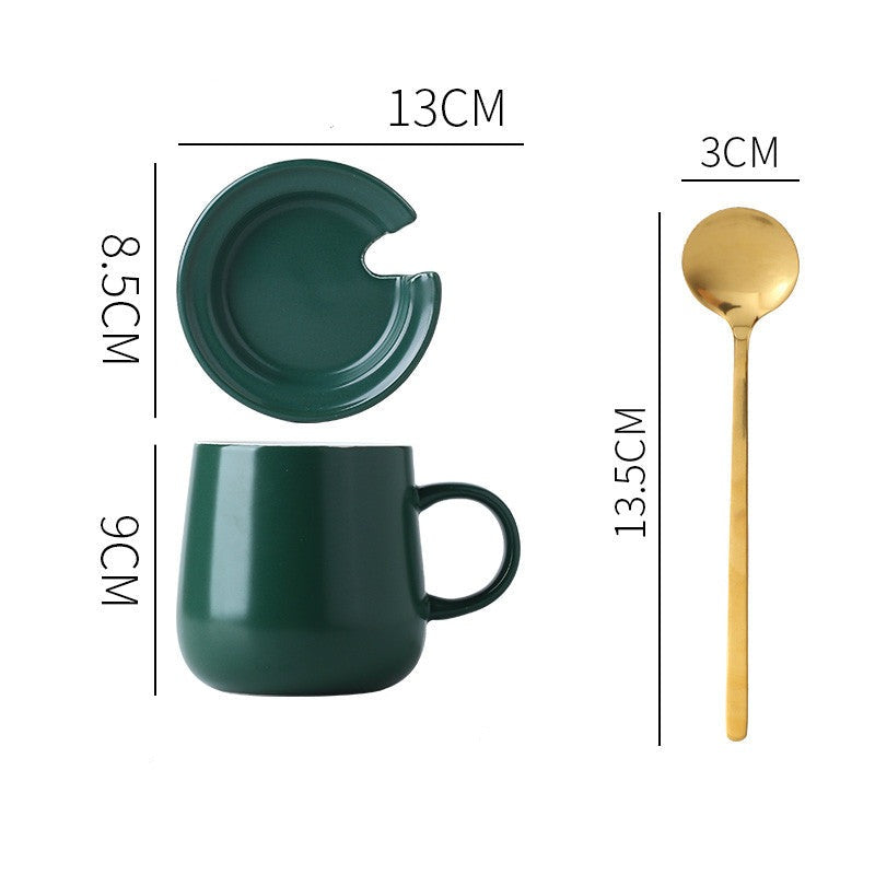 Classic Mug with Matching Lid and Spoon