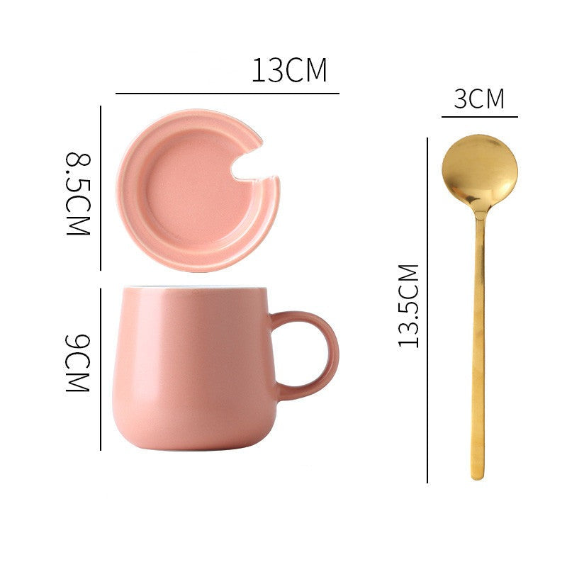 Classic Mug with Matching Lid and Spoon