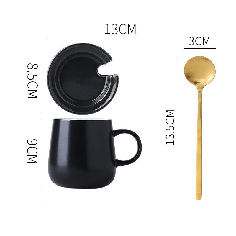 Classic Mug with Matching Lid and Spoon