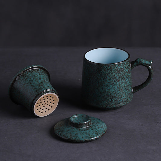 Ceramic Mug With Infuser Cup