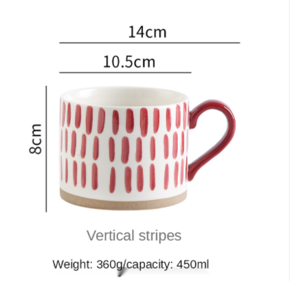 Classic Patterned Ceramic Mug